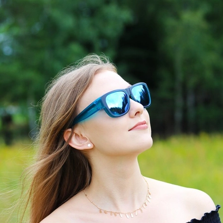 Kolorowe okulary przeciwsłoneczne nakładane na okulary Sofia, M