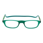 Okulary magnetyczne Slastik Leia 010 zielony 0,00 dpt