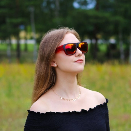 Kolorowe okulary przeciwsłoneczne nakładane na okulary Sofia, M