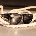 Okulary przeciwsłoneczne nakładane na okulary korekcyjne, Czarny błyszczący, Kiev S