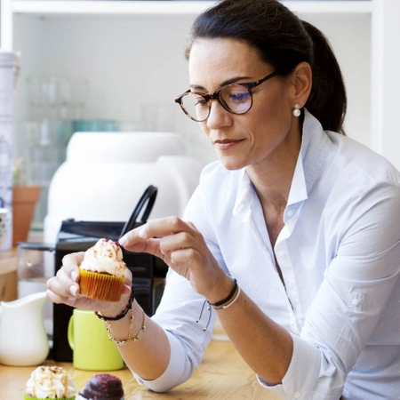 Okulary magnetyczne Slastik Taku 003 czerwone +2,50 dpt