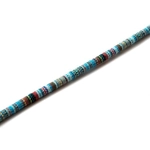 Sznureczek do okularów bawełniany w stylu BOHO, jasnoniebieski