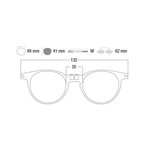 Okulary magnetyczne Slastik Soho 007 czarny 0,00 dpt