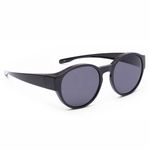 Okulary przeciwsłoneczne nakładane na okulary korekcyjne, Czarny, Berlin S