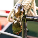 Okulary przeciwsłoneczne nakładane na okulary korekcyjne, Havana błyszczący, Bern M