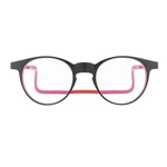 Okulary magnetyczne Slastik Chelsea 003 Blue Light Protect  czarny 0,00 dpt