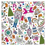 Ściereczki do okularów 18x18 cm, Dziadek do orzechów motyw 1, pakowana pojedynczo