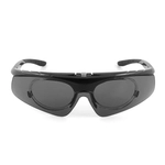 Okulary sportowe Leader Flash Matte Black z wkładką korekcyjną