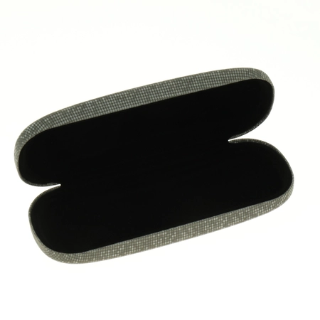 Etui na okulary matowe mieniące srebrne