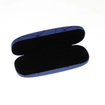 Etui na okulary wzór geometryczny niebieskie