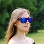 Kolorowe okulary przeciwsłoneczne nakładane na okulary Sofia, M