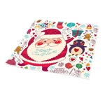 Ściereczka do okularów 18x18 cm, Christmas Santa, pakowana pojedynczo