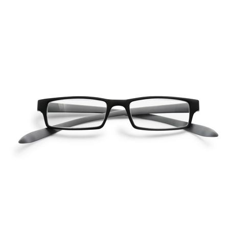 Okulary do czytania Lazybones czarno szare +1,50