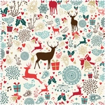 Ściereczka do okularów 18x18, Christmas Pattern 6, pakowana pojedynczo