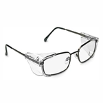Okulary ochronne metalowe z możliwością korekcji Glendale, prostokątne