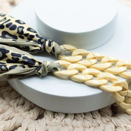 Łańcuszek akrylowy CATANIA Leopard 1 szt.