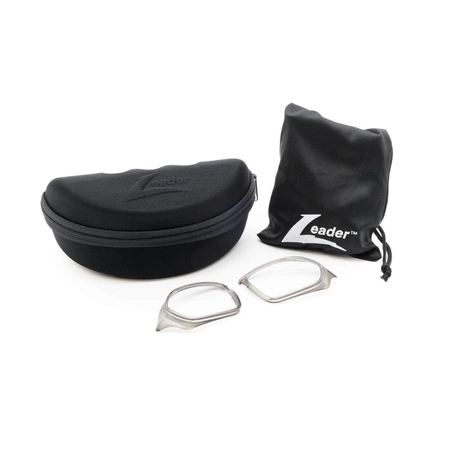 Okulary rowerowe/do biegania Crosser, Szare matowe z możliwością korekcji