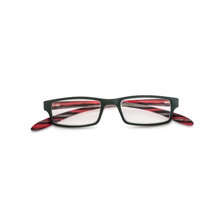Okulary do czytania Lazybones zielono czerwone +1,00