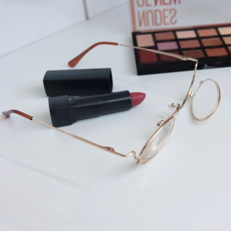 Okulary do makijażu Ara złote +3,50