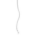 Łańcuszek do okularów metalowy, Pisa, srebrny