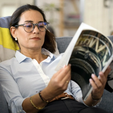 Okulary magnetyczne Slastik Taku 004 niebieskie +2,50 dpt