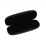 Etui na okulary matowe mieniące czarne