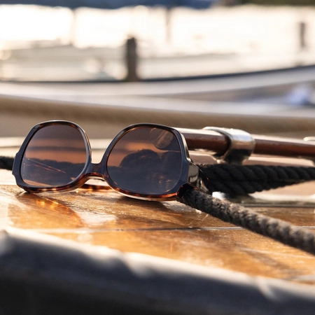 Okulary przeciwsłoneczne nakładane na okulary korekcyjne, Havana błyszczący, Athens L