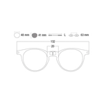 Okulary magnetyczne Slastik Chelsea 003 Blue Light Protect  czarny 0,00 dpt