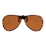 Nakładka przeciwsłoneczna w kształcie Aviator/Pilotki, odchylana z polaryzacją, 61 x 54 mm