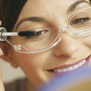 Okulary do makijażu z poliwęglanu transparentne