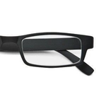 Okulary do czytania Okapi, czarne, małe, aksamitne w dotyku