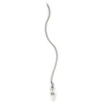 Łańcuszek do okularów metalowy, Florence, srebrny