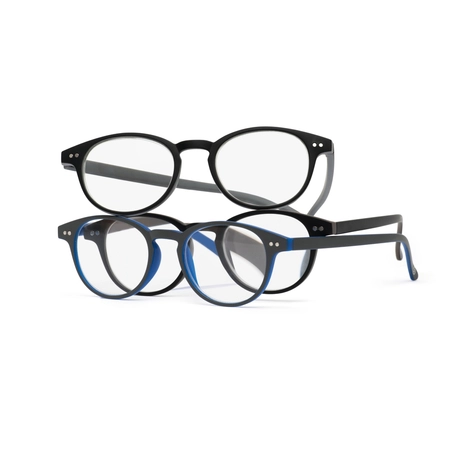 Okulary do czytania Gorilla szaro niebieskie +2,00