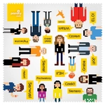 Ściereczka do okularów z fotonadrukiem, pakowana pojedynczo