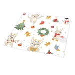 Ściereczka do okularów 18x18 cm, Urocze króliki, pakowana pojedynczo