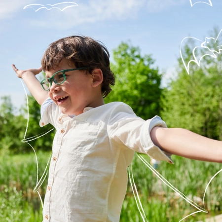 Oprawa korekcyjna dla dzieci Milo & Me Michele, 6-9 lat