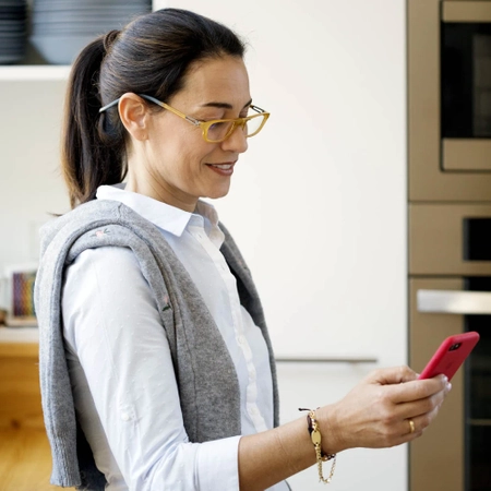 Okulary magnetyczne Slastik Leia 011 czerwony +1,50 dpt