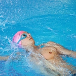 Okulary pływackie korekcyjne dla dorosłych w zestawie do montażu 9492