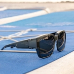 Okulary przeciwsłoneczne nakładane na okulary korekcyjne, Czarny błyszczący, Kiev S