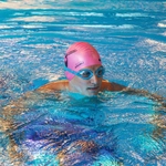 Okulary pływackie korekcyjne dla dorosłych w zestawie do montażu 9492