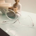 Okulary do makijażu z poliwęglanu transparentne