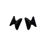 Naklejki na noski do okularów 19 mm x 2,0 mm , czarne - 10 par