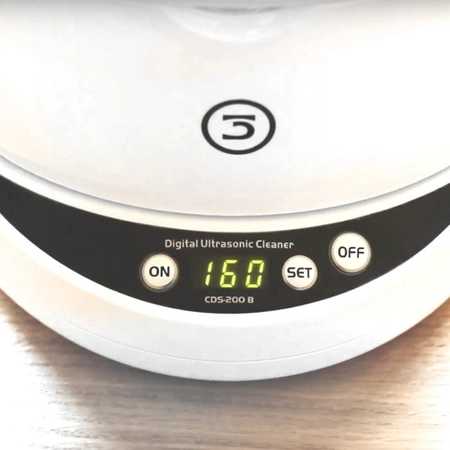 Myjka ultradźwiękowa do okularów z wyjmowaną wanienką 0,6 l