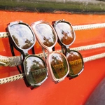 Okulary przeciwsłoneczne nakładane na okulary korekcyjne, Havana błyszczący, Athens L