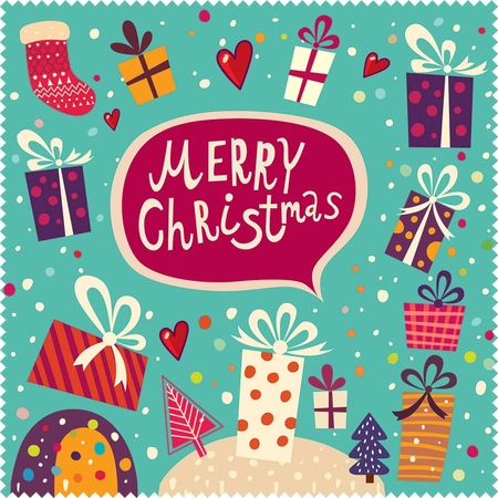 Ściereczka do okularów 18x18 cm, Christmas Gifts, pakowana pojedynczo