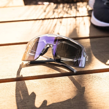 Okulary rowerowe/do biegania Lope, szare z możliwością korekcji