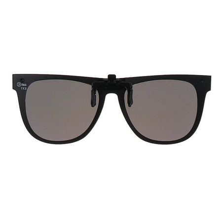 Nakładka przeciwsłoneczna w kształcie Wayfarer/Ray Ban, odchylana z powłoką lustrzaną i polaryzacją, 61 x 51 mm