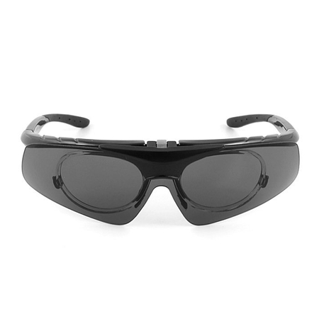 Okulary sportowe Leader Flash Matte Carbon z wkładką korekcyjną